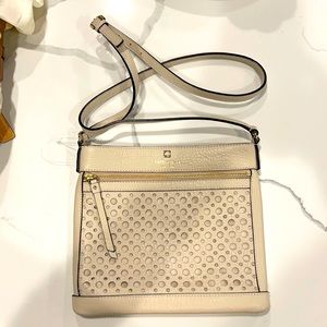 Kate spade cross body. Off white with gold hardware.